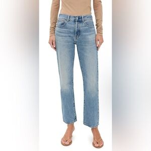 Madewell Petite Longline Straight Jeans - Sz 27P - Atlin Wash